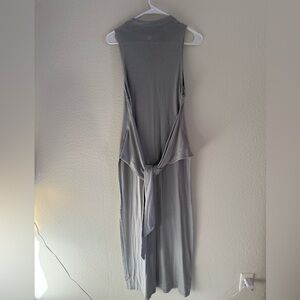 Vince Gray Backless Dress